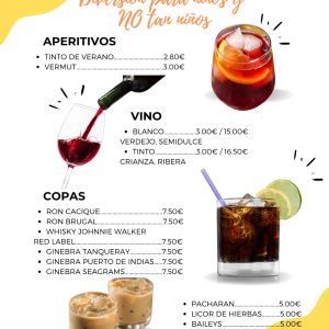 Bebidas adultos